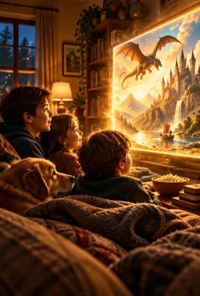 Big-screen action artwork